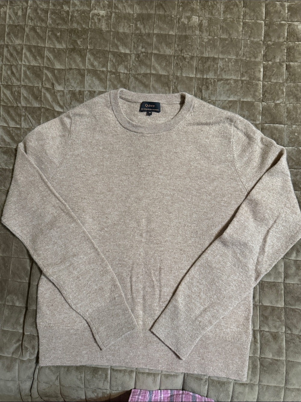 Quince Men's Crewneck Sweater - Oatmeal